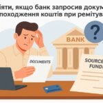 Як діяти, якщо банк запросив документи про походження коштів?